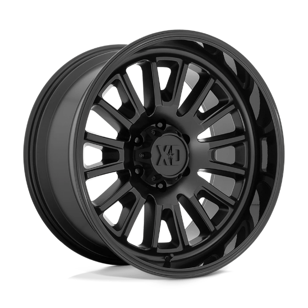 Εικόνα της Alloy wheel XD864 Rover Satin Black W/ Gloss Black LIP XD Series